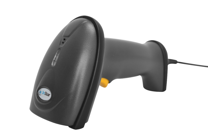 Handheld Barcode 1D Scanner, Autosense with Base - 2 Years Warranty